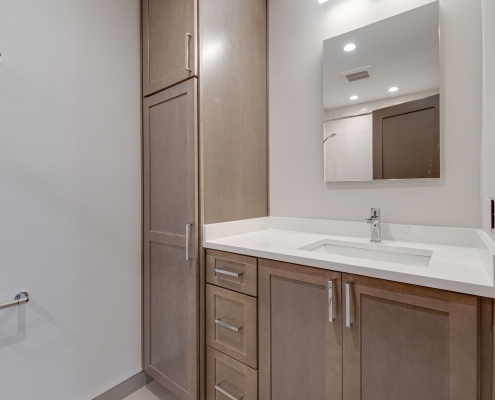 Small Chicago bathroom remodel