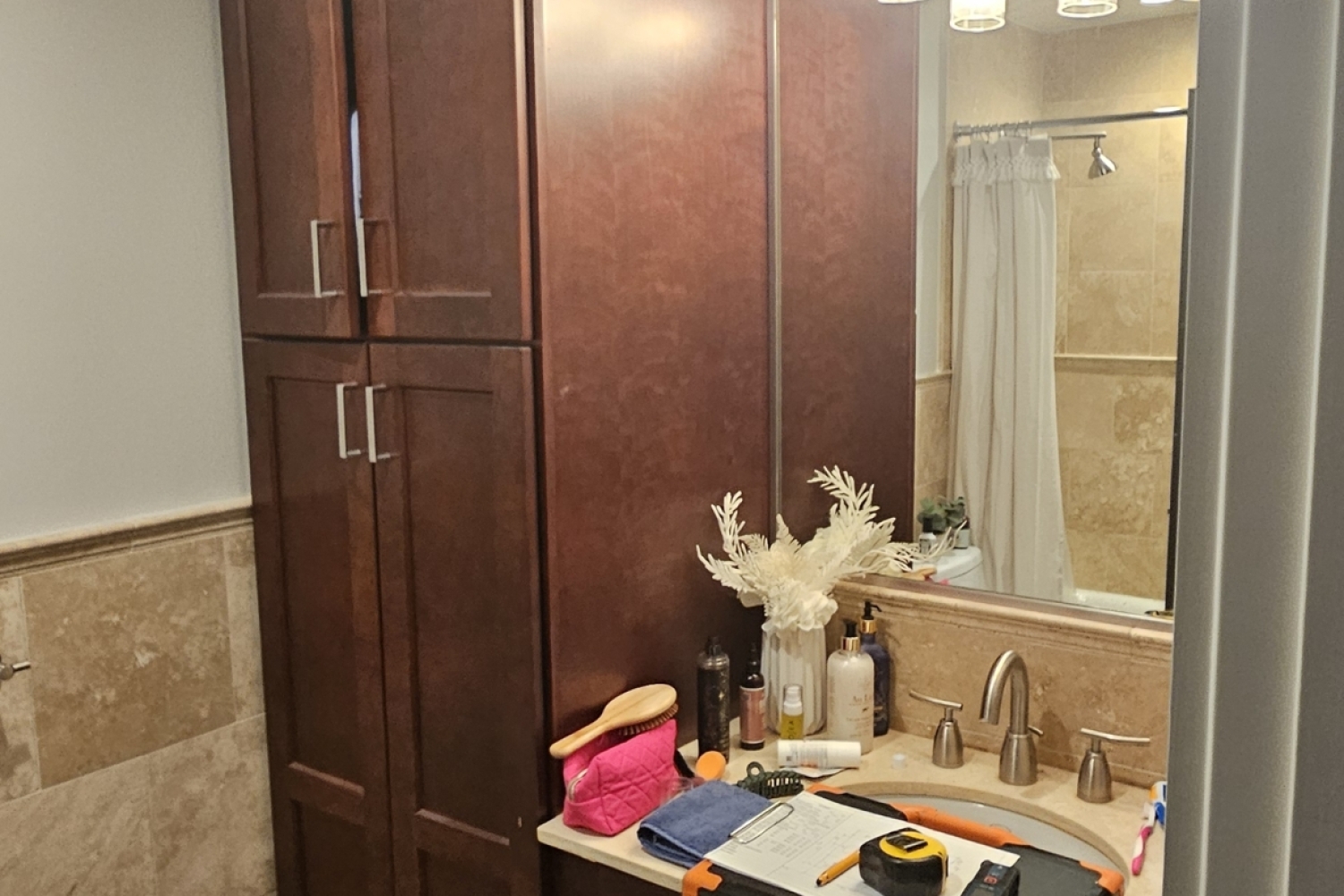 Christian M. Chicago bathroom before 1.